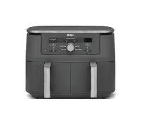 Ninja MAX Doppia Zona, Friggitrice ad aria digitale senza olio con doppio cestello, 6 in 1, 9,5 L, cestelli lavabili in lavastoviglie, antiaderenti, grigio piombo DZ400EU
