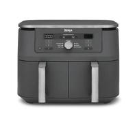Ninja MAX Doppia Zona, Friggitrice ad aria digitale senza olio con doppio cestello, 6 in 1, 9,5 L, cestelli lavabili in lavastoviglie, antiaderenti, grigio piombo DZ400EU