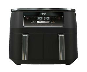 Friggitrice ad aria NINJA Foodi Dual Zone 7,6L, 2 vaschette indipendenti, 2400W, schermo digitale, termostato 50-240°C - Nouvo