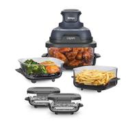 Friggitrice ad aria portatile 4 in 1 in vetro Ninja CRISPi Blu - Kit Meal Prep Completo FN101EUGYB2
