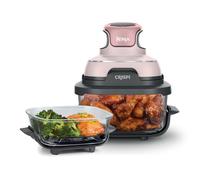 Friggitrice ad aria portatile 4 in 1 in vetro Ninja CRISPi Rosa FN101EUPK