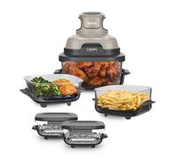 Friggitrice ad aria portatile 4 in 1 in vetro Ninja CRISPi Tortora chiaro - Kit Meal Prep Completo FN101EUSTB2