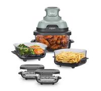 Friggitrice ad aria portatile 4 in 1 in vetro Ninja CRISPi Verde salvia - Kit Meal Prep Completo FN101EUSGB2