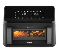 Friggitrice ad Aria Sencor Sfr 9650bk 9L 2700W 8 Programmi Doppio Cestello