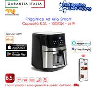 Friggitrice Ad Aria Smart Capacità 6,5L - 1600W - Wi Fi