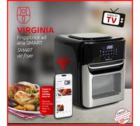 Friggitrice ad Aria SMART DOMOTICA APP ALEXA GOOGLE HOME 12 litri Virginia Wifi