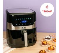 Friggitrice ad Aria Solac Nero 1700 W 8 L