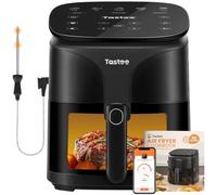 Friggitrice ad aria Tastee, 8 in 1, friggitrici compatte 5.5QT, disidratatore per friggitrice digitale a 500 °F con sonda intelligente a doppio sensore, 24 preset da cucina con un solo tocco,