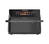 Taurus - Friggitrice ad aria Grill 360 XL | 10L | 4 Resistenze | 2800W | Schermo tattile | Cestello divisibile | Timer 60 min | 10 Programmi | Temp 60º-200ºC | Cottura simultanea