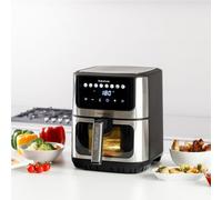 Taurus - Friggitrice ad Aria Air Fry Digital 7S View | 1600W | 6,5L | 8 Programmi | Touch Screen | Cottura Uniforme | Avviso Acustico | Senza BPA e PFOA | Manico Freddo | Ricettario Online