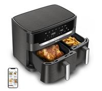 Friggitrice ad aria Tefal Easy Fry Dual XXL EY942HE0 11L 2020W doppio cestello LCD