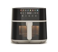 Tognana Iridea, Friggitrice ad aria 6L, doppia resistenza, display digitale, timer, 80-200°C, finestra, 1700W, Champagne