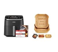 Friggitrice ad Aria Turbo Blaze 6L con Carta Forno 100 Pezzi (20cm)