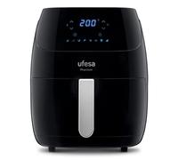 UFESA AF5000 Phantom Friggitrice ad Aria 5 Litri, WIFI, Ricettario e Controllo Via APP o con Schermo Tattile, 8 Programmi, 1500 W, BPA e PFOA Free