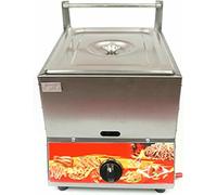 Friggitrice commerciale a gas in acciaio inox, gas da banco da 11 litri con cestelli e coperchio rimovibili, potenza di fuoco regolabile, maniglia ergonomica Cool Touch, per la casa e ~/