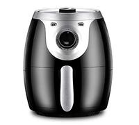 Friggitrice compatta personale senza olio con controllo della temperatura regolabile e timer da 30 minuti, nera