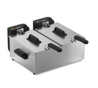 Friggitrice doppio cestello ad olio in acciaio 6 Lt Tristar FR-9340