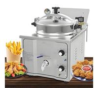 Friggitrice Elettrica Commerciale Ad Alta Pressione per Pollo, Friggitrice a Pressione Friggitrice Da Tavolo in Acciaio Inossidabile Da 3000 W per Cucina Di Ristorante