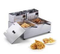 Friggitrice elettrica commerciale da 12 litri 3000W Professionale Acciaio Inox