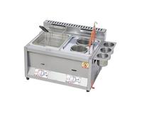 Friggitrice elettrica for tacchino professionale con friggitrice da banco in acciaio inossidabile addensato a cestello grande for ristoranti e snack bar Sicurezza Facile Da Pulire(B)