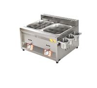 Friggitrice elettrica for tacchino professionale con friggitrice da banco in acciaio inossidabile addensato a cestello grande for ristoranti e snack bar Riscaldamento Rapido(J)
