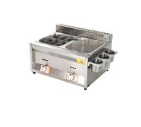 Friggitrice elettrica for tacchino professionale con friggitrice da banco in acciaio inossidabile addensato a cestello grande for ristoranti e snack bar Riscaldamento Rapido(I)