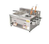 Friggitrice elettrica for tacchino professionale con friggitrice da banco in acciaio inossidabile addensato a cestello grande for ristoranti e snack bar Sicurezza Facile Da Pulire(K)