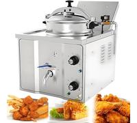 Friggitrice Elettrica Professionale in Acciaio Inox 304, Friggitrice Ad Aria Elettrica Professionale Da 3 Kw, Friggitrice a Pressione, Design Leggero, Per Hotel E Food Truck