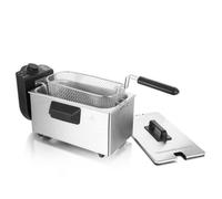 Friggitrice Emerio DF-120482.6 3L 2000W Acciaio Inox Termostato Zona Fredda