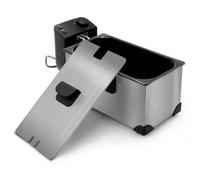 Friggitrice Flama 636FL 3L 2200W Acciaio Inox Zona Fredda Cestello Estraibile