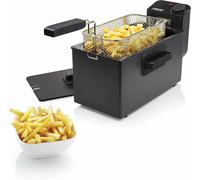FRIGGITRICE FRIGGITRICI PRINCESS IN ACCIAIO 182727 NERA 3 LITRI 2000W 1 VASCA