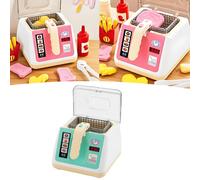 Friggitrice giocattolo per bambini, set da cucina con cibo giocattolo che