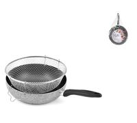 Friggitrice Home 1 manico antiaderente salt N'pepper cm 28