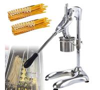 Friggitrice in acciaio inox, spremipatate manuale con cestello per patatine fatte in casa, facile da usare e pulire, ideale per friggere patate e verdure