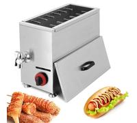 Friggitrice per cani di mais 21L Commerciale Formaggio Hot Dog Stick Maker Macchina Cheese Hot Dog Bastoni Frittura Macchina per Ristorante, Negozio, Casa