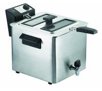 Friggitrice Rgv 8 lt professionale acciaio Inox 3000 w rubinetto FRY 8N - Rotex