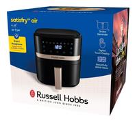 Russell Hobbs Friggitrice ad Aria 4,3L - 9 Programmi, 200℃, Rapid Air, Touchscreen, Auto Spegnimento, Keep Warm, Cottura Senza Olio, Lavabile in Lavastoviglie, 1300W - Satisfry 27610-56
