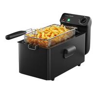 ProfiCook PC-FR 1325 Singolo 3 L Indipendente 2000 W Friggitrice Nero