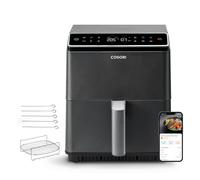 Friggitrici Cosori Dual Blaze 6.4L Smart+ 5x skewers and grill, Black