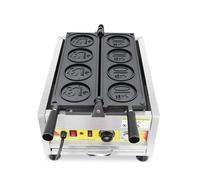 Friggitrici, Macchina For Cuocere Le Cialde Con Monete Rotonde A Forma Di Panda A Gas GPL For Uso Commerciale