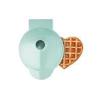 Friggitrici, Mini waffle elettrico Maker Love Heart Shaped Waffle Cake Making Machine Apparecchio di cottura for dessert for la colazione dei bambini(Blue Heart,1)
