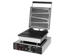 Friggitrici, Wafflemaker elettrico Gaufriers Riscaldamento fronte-retro Pancake Macchina for cuocere hot dog Salsiccia Grill Baker Waffle Snack
