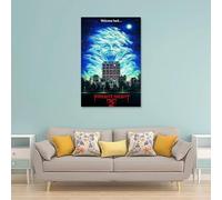 Fright Night, 2 poster artistici anti schizzi per soggiorno e camera da letto, dipinti da appendere, adatti per molteplici scenari, non c'è bisogno di perforare, facili da installare, adatti per