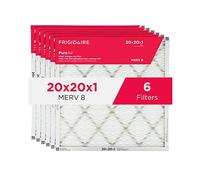 Frigidaire PureAir 20 x 20 x 1 MERV 8 Allergeni elettrostatici pieghettati condizionatore d'aria HVAC filtri forni - Confezione da 6 (dimensioni esatte 19,81 x 19,81 x 0,81)