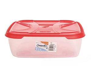 FRIGO BOX QUADRATO LT.7 NUVOLA CORALLO/TRASPARENTE