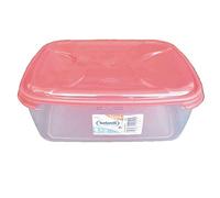 FRIGO BOX RETTANGOLARE LT.6,8 NUVOLA CORALLO/TRASPARENTE