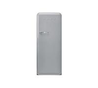 Frigo combinato SMEG FAB28RSV6, Capacità netta totale 270 l, Rumorosità: 35 dB(A), 2 ripiani, Dimensioni: L 60,1 cm A 153 cm P 72,8 cm, Silver