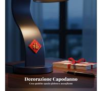 Frigo design cinese Anno Nuovo 2025, carattere benedizione, decoro rosso