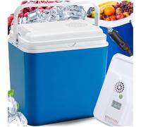 Frigo elettrico da 30 l, 12 V, per auto, campeggio e viaggi, portatile, con coperchio, per bevande e alimenti Kamai Coolbox