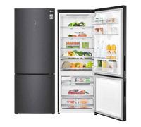 LG GBB569MCAMN Frigorifero combinato 70cm, Classe E, 462L, Wi-Fi, No frost, Nero